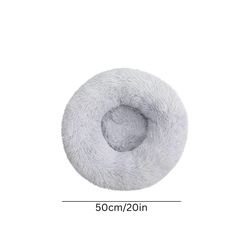 Round Pet Dog Cat Bed Pet Calming Bed Nest Anti-slip Bottom Design Warm Comfortable Pet Bed