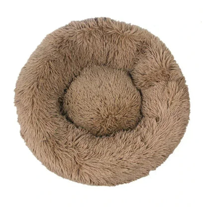 Round Pet Dog Cat Bed Pet Calming Bed Nest Anti-slip Bottom Design Warm Comfortable Pet Bed