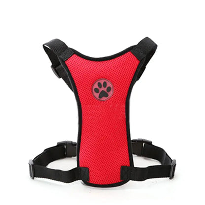 Breathable Mesh Dog Harness Leash With Adjustable Straps Pet Harness With Car