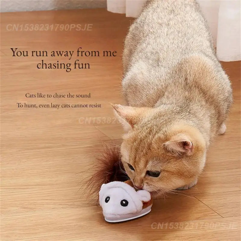 Smart Cat Toys Moving Plush Cat Interactive Toys