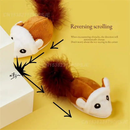 Smart Cat Toys Moving Plush Cat Interactive Toys