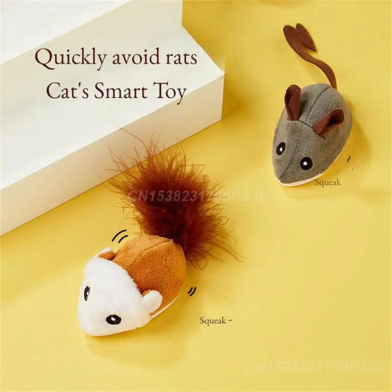 Smart Cat Toys Moving Plush Cat Interactive Toys