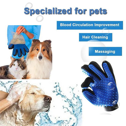 Dog Pet Grooming Glove Silicone Cats Brush